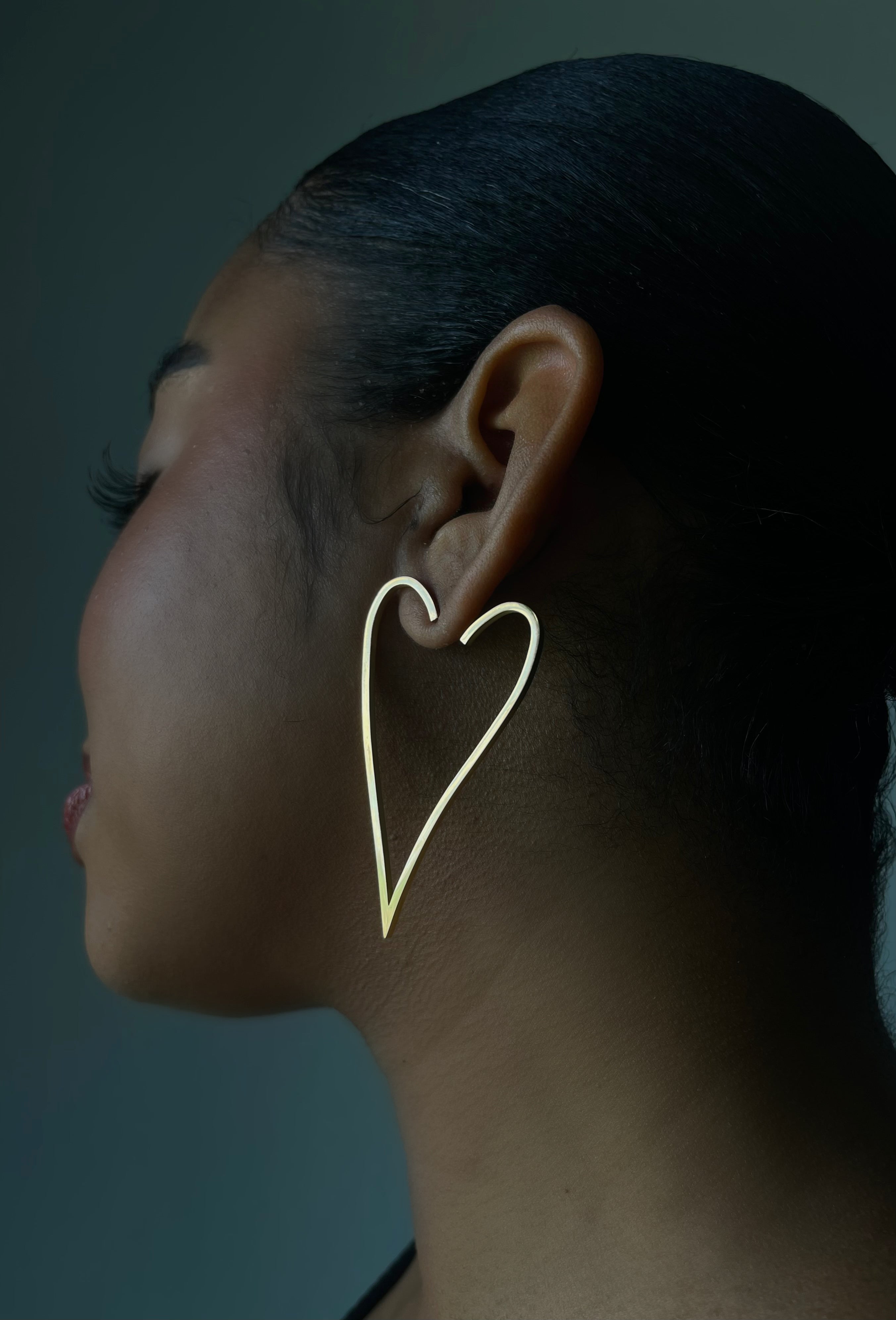 Heart Statement Earrings