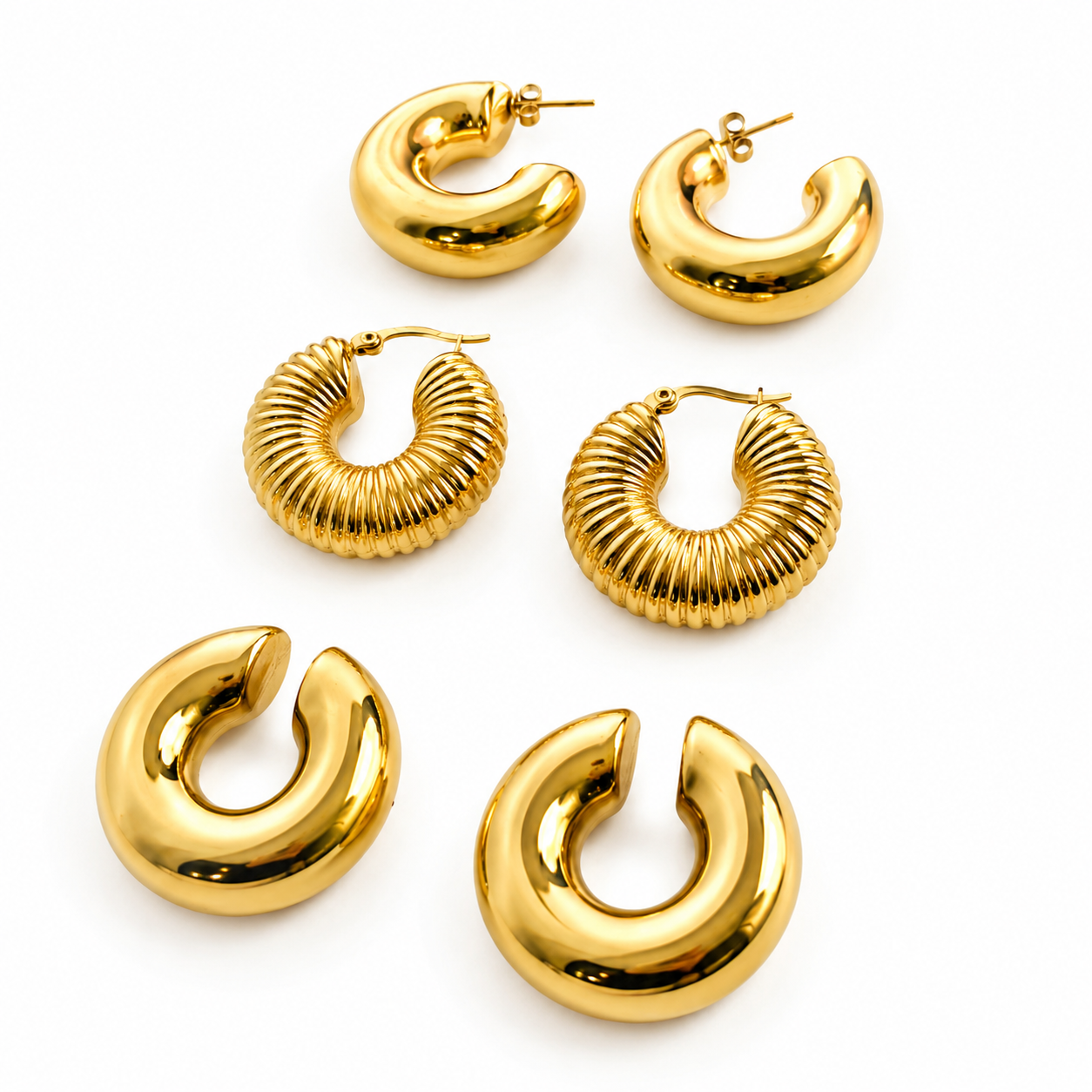 Chunky Cuff Earrings