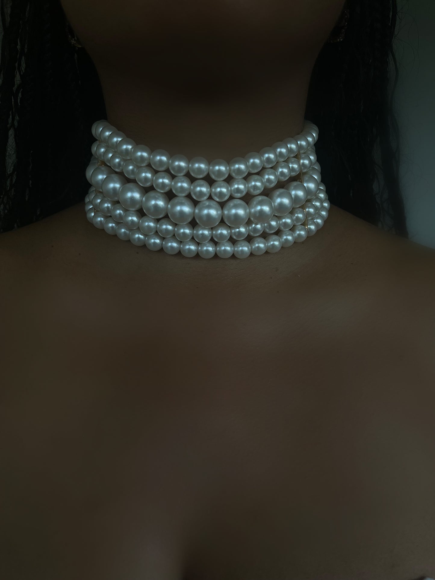 Pearl Stacked Choker