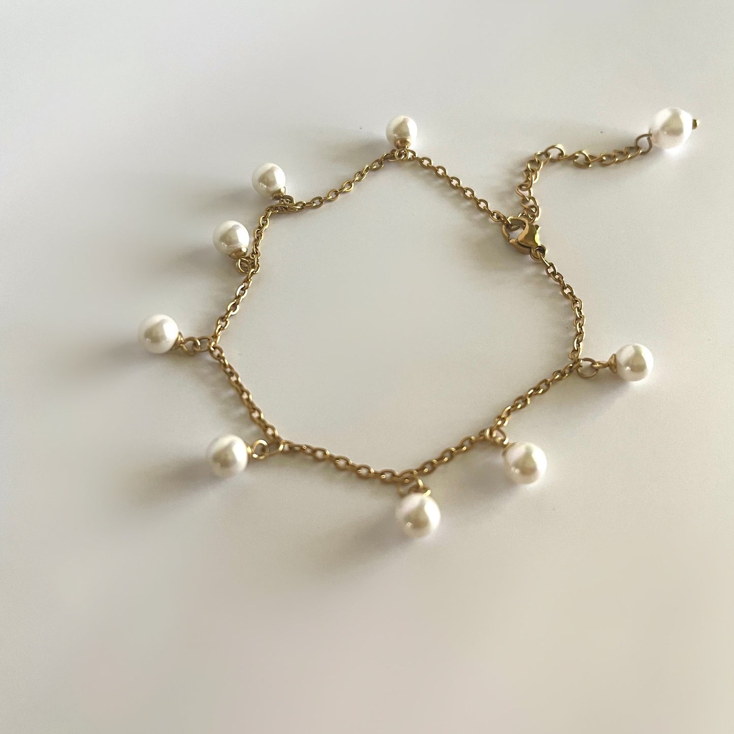 Falling Pearl Anklet