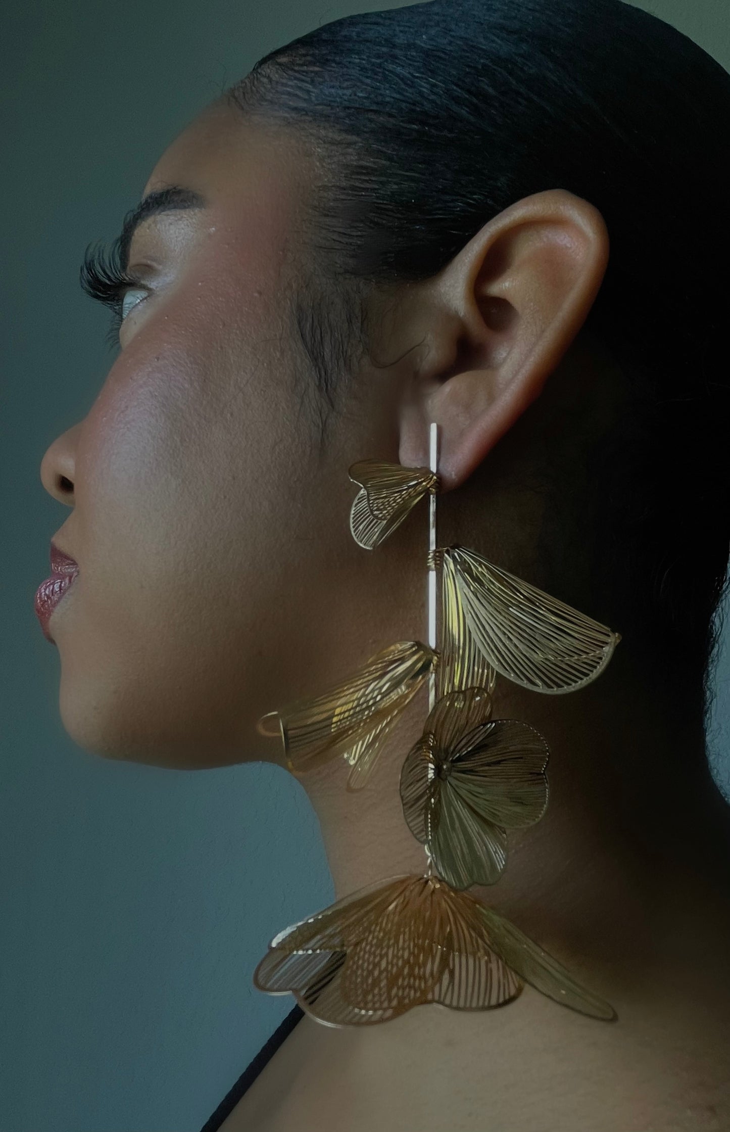 Geranium Flower Earrings