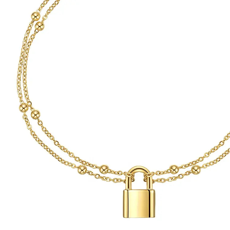 Lock Charm Anklet